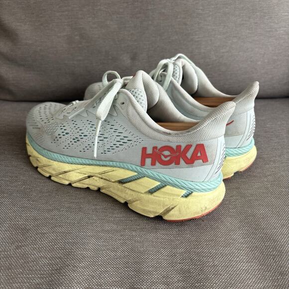 Hoka One One Womens Clifton 7 1110509 MMHC Blue Running Shoes Sneakers US Size 7 - Picture 11 of 16